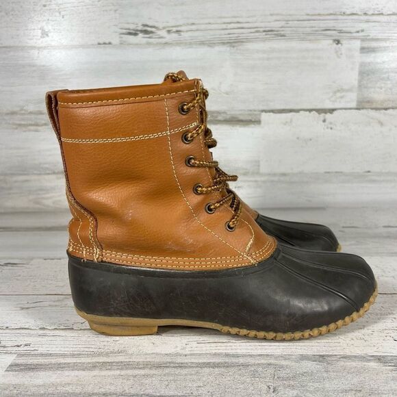 Women's Unlined Maine Hunting Shoe Duck Boots‎ Size 8 - Picture 1 of 8